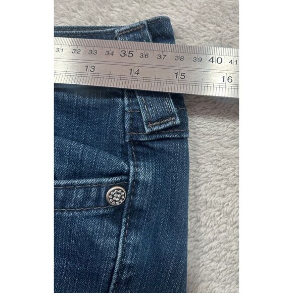 True Religion Dark Wash Jeans RN#112790 CA#30427 World Tour Size 28  Black Label - Picture 4 of 10